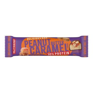 Delicious Bar, tyčinka, 50 g araš máslo & karamel