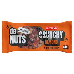 Denuts Crunchy, tyčinka, 40 g mandle