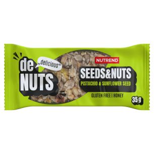 Denuts Seeds and Nuts, tyčinka, 35 g pist a slun