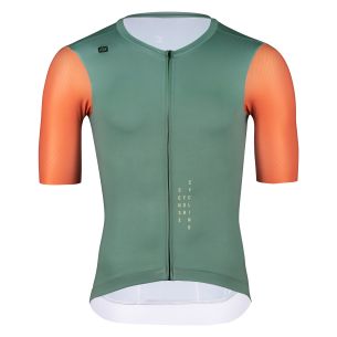 dres FORCE LIMIT kr. rukáv, zeleno-oranžový XXL