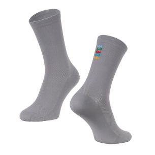 ponožky FORCE COLOUR dlouhé, šedé L-XL/42-46