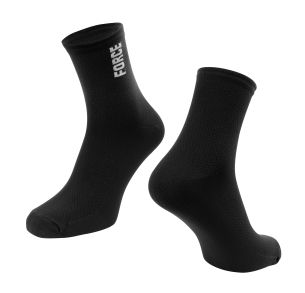 ponožky FORCE COLOUR krátké, černé S-M/36-41