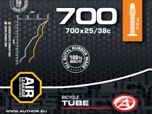 AUTHOR Duše AT-CROSS-700C FV48 700x25/38C černá