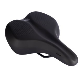 sedlo FORCE LINGA2 turistické dámské, černé sedlo FORCE LINGA2 turistické dámské, černé