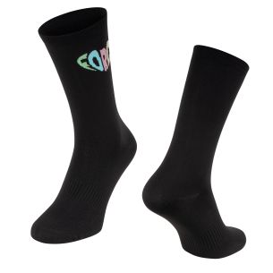 ponožky FORCE IN HEART dlouhé, černé L-XL/42-46