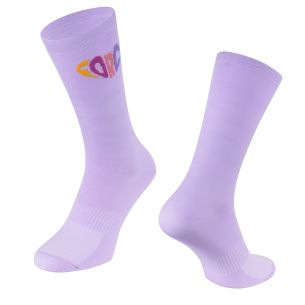 ponožky FORCE IN HEART dlouhé, fialové L-XL/42-46