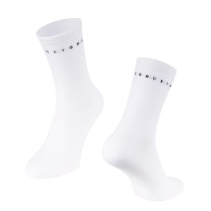 ponožky FORCE SMACK, bílé L-XL/42-46
