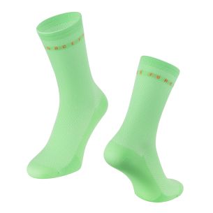 ponožky FORCE SMACK, limeta L-XL/42-46