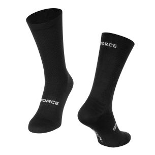 ponožky FORCE VERDONE, černé S-M / 38-42