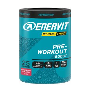 PRE-Workout Boost, dóza, 313 g jahoda + ananas
