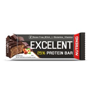 Excelent, tyčinka, 40g čokoláda s oříšky v ml čoko - II. jakost