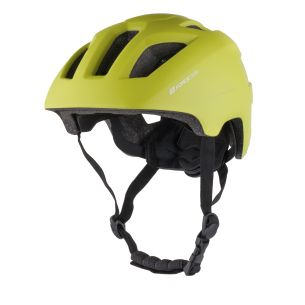 přilba FORCE ZEBU s blikačkou, limeta L-XL
