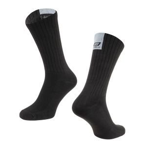 ponožky FORCE RIBBON, černé L-XL/42-46