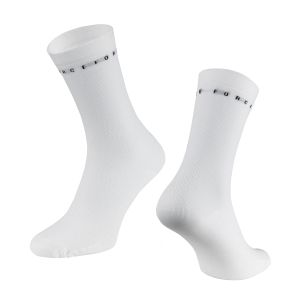 ponožky FORCE SNAP SPORT, bílé L-XL/42-46