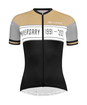 dres F ANNIVERSARY UNI kr. rukáv, černo-zlatý S