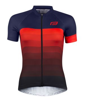 dres F ASCENT UNI kr. rukáv, modro-červený XL