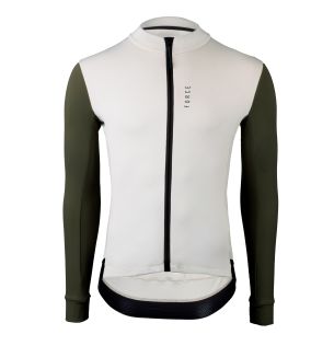 dres FORCE ENDLESS dlouhý rukáv, béžovo-zelený 3XL