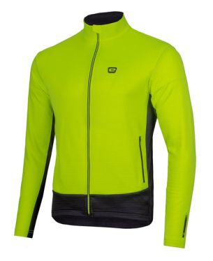 Etape – pánská mikina CORE 3.0, žlutá fluo/černá