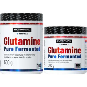 Glutamine Pure Fermented - akce 500 g + 300 g zdarma Glutamine Pure Fermented - akce 500 g + 300 g zdarma