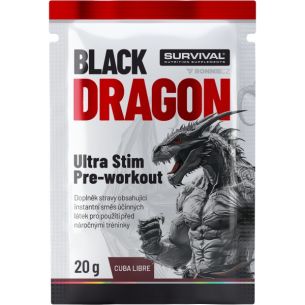 Black Dragon Ultra Stim Pre-workout - sáček (20 g) - 20 g, ostružina Black Dragon Ultra Stim Pre-workout - sáček (20 g) - 20 g, ostružina