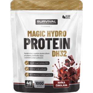 Magic Hydro Protein DH32 - 1000 g, hořká čokoláda Magic Hydro Protein DH32 - 1000 g, hořká čokoláda
