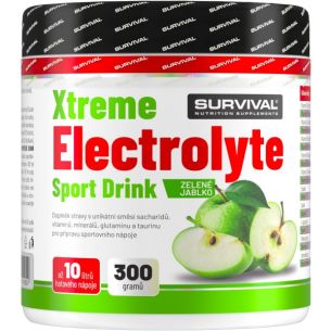 Xtreme Electrolyte Sport Drink - 300 g, zelené jablko