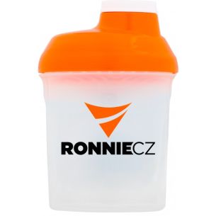 Šejkr Ronnie.cz - 300 ml (bílo-oranžový) Šejkr Ronnie.cz - 300 ml (bílo-oranžový)
