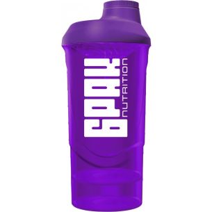 Šejkr 6Pak se zásobníkem - 500 ml (fialový) Šejkr 6Pak se zásobníkem - 500 ml (fialový)