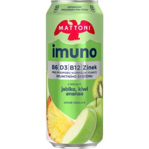 Mattoni Imuno - 500 ml, jablko-kiwi-ananas