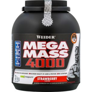 Mega Mass 4000 - 3000 g, jahoda