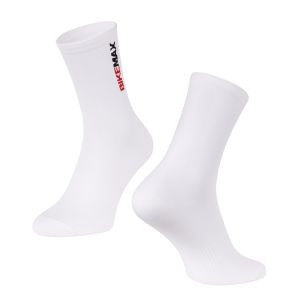 ponožky BIKEMAX DNA PRO, bílé L-XL/42-46