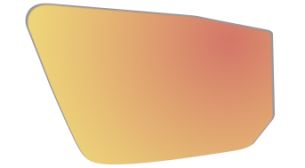 Náhradní čočky R2 k modelu AT043 fotochromatické, černočervený chrom