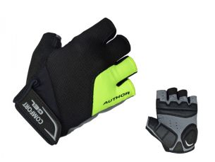 AUTHOR Rukavice Men Comfort Gel X6 k/p S (žlutá-neonová/černá) AUTHOR Rukavice Men Comfort Gel X6 k/p S (žlutá-neonová/černá)