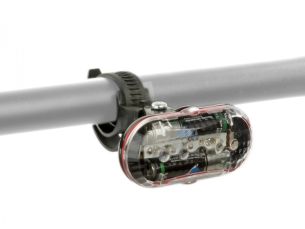 AUTHOR Světlo př. TL-20 F 5 LED  (černá/čiré-sklo)