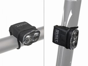 AUTHOR Světlo sada Shot SILICONE W & R  (černá/čiré-sklo)