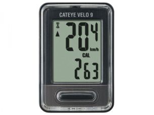 CATEYE Cyklopočítač CAT Velo 9 (VL820)  (černá)