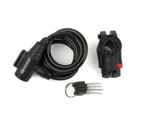 AUTHOR Zámek ASL-31 spir  d.8x1500mm (černá)