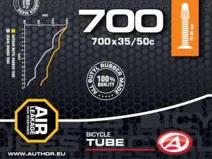 AUTHOR Duše AT-CROSS-700C Wide FV48 700x35/50C (černá) AUTHOR Duše AT-CROSS-700C Wide FV48 700x35/50C (černá)