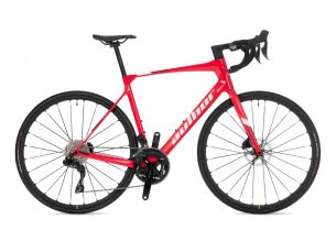 AUTHOR Charisma 55i 2025-26 48 červená/bílá/stříbrná silniční kolo