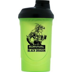 Šejkr Survival Black Dragon - 600 ml (zeleno-černý) Šejkr Survival Black Dragon - 600 ml (zeleno-černý)