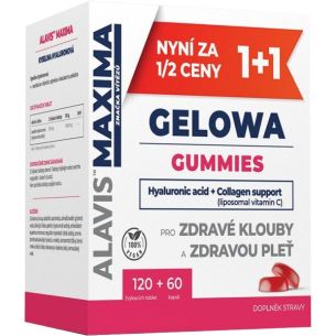Gelowa Gummies - 120 želé + 60 cps, jahoda
