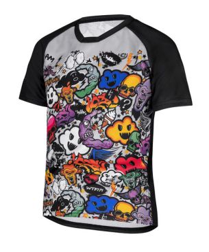 Etape – dětský volné triko BOOM, černá/grafika