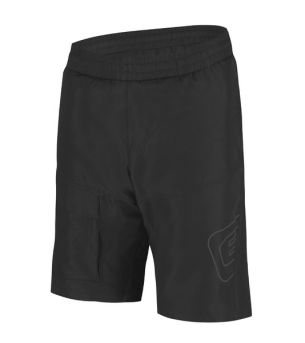 Etape – dětské volné kalhoty s vložkou RASCAL 2.0, černá