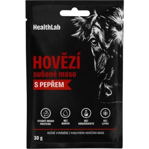 Sušené maso hovězí HealthLab - 30 g, s bylinkami