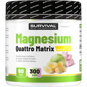 Magnesium Quattro Matrix - 300 g, pomelo-marshmallow