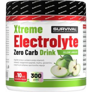 Xtreme Electrolyte Zero Carb Drink - 300 g, citron-limetka