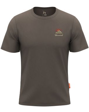 Tričko - krátký rukáv Hannah BASTER major brown XL