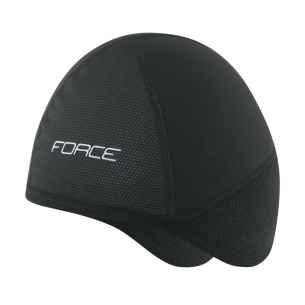 čepice pod přilbu FORCE zimní, černá S - M