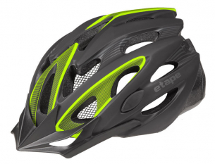 Etape Biker černá/žlutá fluo mat cyklistická helma
