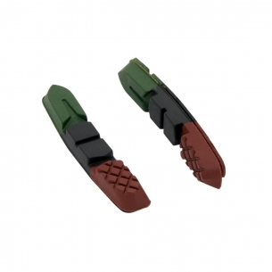 gumičky brzd Force náhradní, zeleno-černo-hnědé 70mm